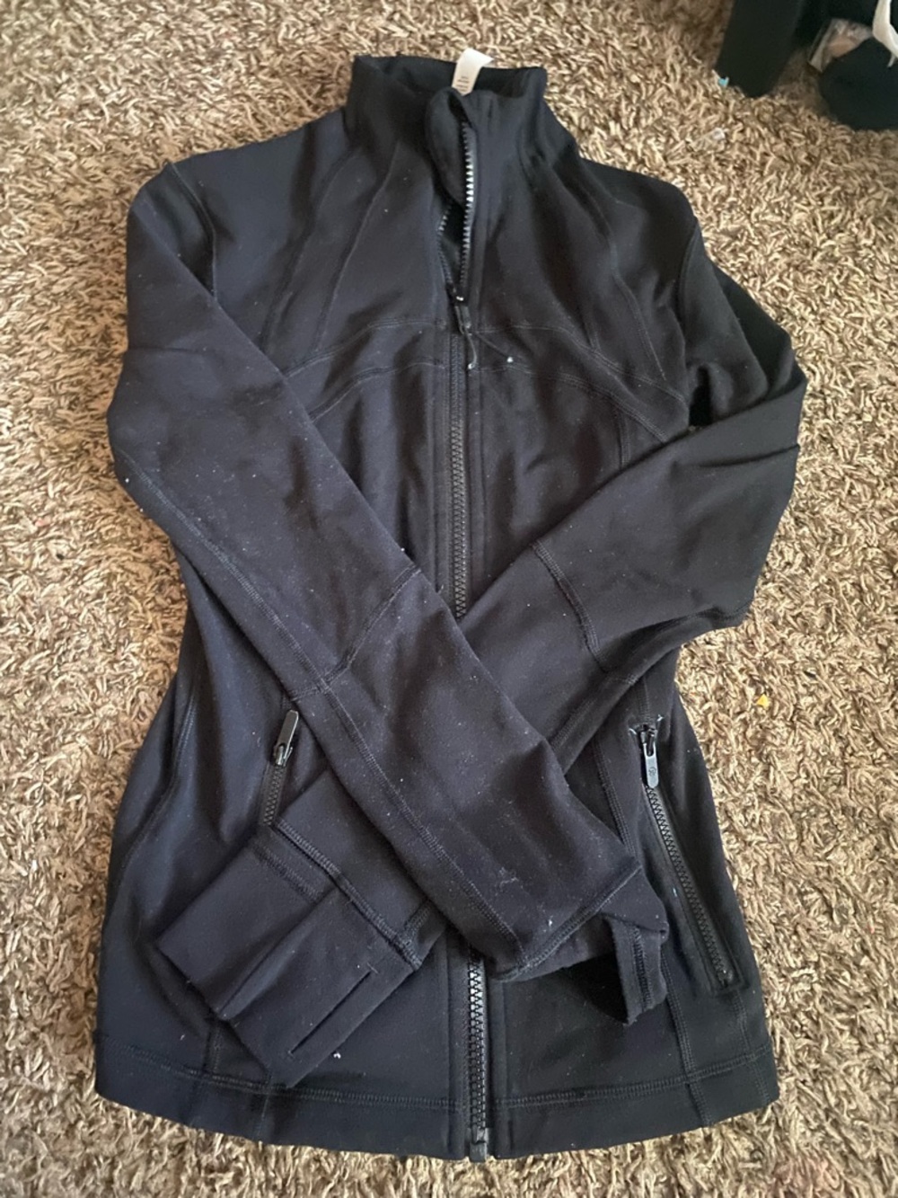 lululemon athletica Black Full-Zip Utility Jacket